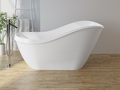 Cast marble bathtub CAPRI with overflow