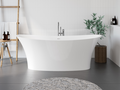 Cast marble bathtub LIBRA with overflow