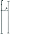 Retro floor pillars with tap holder