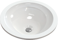 Inset or under-counter washbasin STELLA Round